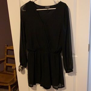 Express faux wrap dress size M